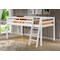 Alaterre Furniture Twin Wood Junior Loft Bed, White, Material: Brazilian Pine (Pinus Taeda and Pinus Elliottis) AJRX10WHA - alternate 2